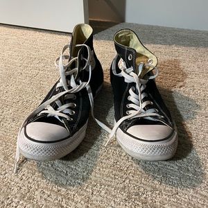 Black converse high tops